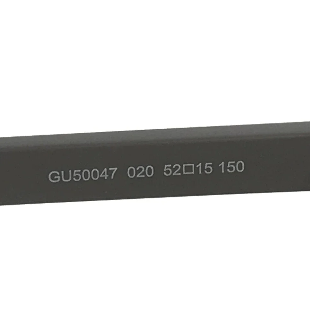 Guess Eyeglasses Frames GU50047 020 Dark Gray Square Full Rim 52-15-150